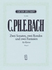 Bach, Carl Philipp Emanuel : Die 6 Sammlungen, Heft 6: Claviersonaten und Freie Fantasien nebst einigen Rondos fur das Forte-Piano Wq 61/1-6 (H. 288, 286, 289, 290, 287, 291)