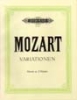 Mozart, Wolfgang Amadeus : Variations, complete