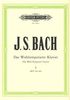 Bach, Johann Sebastian : The Well-Tempered Clavier I BWV 846-869