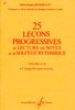 Bourdeaux, Marie-Jeanne : 25 leons progressives de lecture de notes et de solfge - volume 4b