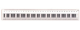 Rgle : Touche de Piano [Keyboard Ruler]