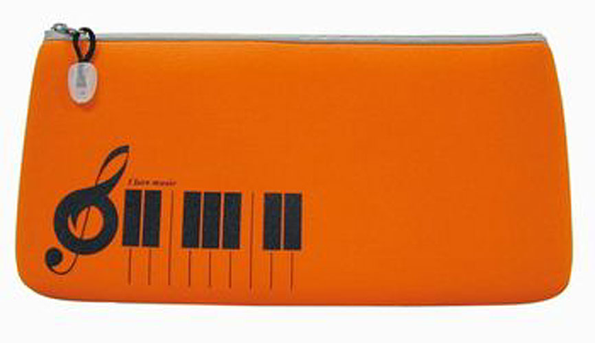 Neoprene Pencil Case : Orange