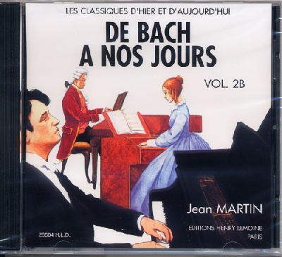 Herv, Charles / Pouillard, Jacqueline : De Bach  nos Jours - Volume 2B / CD audio