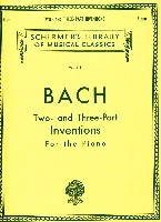 Bach, Johann Sebastian : 15 Two- and Three-Part Inventions