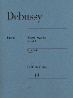 Debussy, Claude : Oeuvres pour piano, volume I