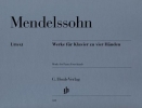 ?uvres pour piano à quatre mains / Works for Piano four-hands (Mendelssohn, Félix)