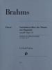 Variations sur un thme de Paganini Opus 35 / Paganini-Variations Opus 35 (Brahms, Johannes)