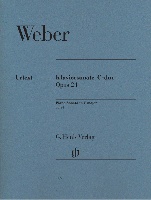 Sonate pour piano en ut majeur Opus 24 / Piano Sonata in C Major Opus 24 (Weber, Carl Maria von)