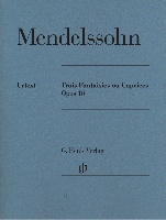 Three Fantasies or Cappricios Opus 16 (Mendelssohn, Flix)