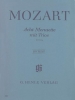 Huit Menuets avec trios KV 315g / Eight Minuets with Trios KV 315g (Mozart, Wolfgang Amadeus)