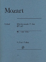 Sonate pour piano en ut majeur KV 330 (300h) / Piano Sonata in C Major KV 330 (300h) (Mozart, Wolfgang Amadeus)