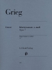 Sonate pour piano en mi mineur Opus 7 / Piano Sonata in E minor Opus 7 (Grieg, Edward)