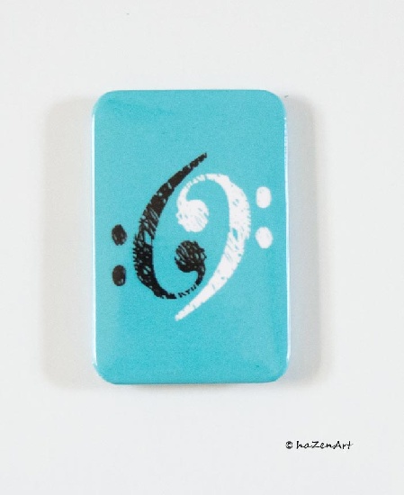 Magnet Cles de Fa Yin et Yang Bleu
[Magnet F Keys Yin et Yang Blue]
