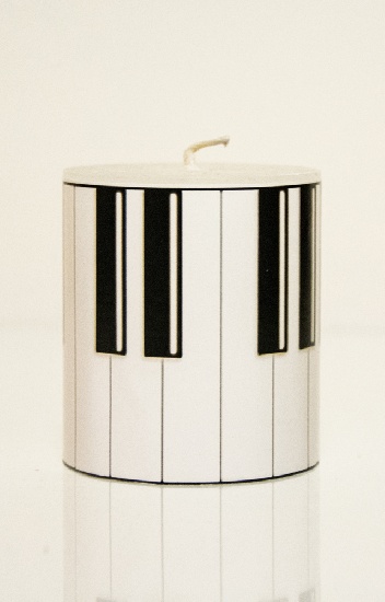 Bougie Ronde - Petit Modèle - Touche de Piano
[Candle Piano Keys]