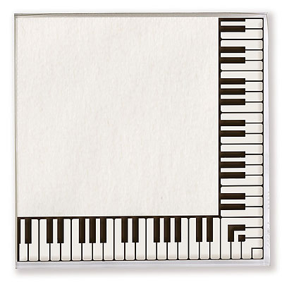 Serviettes en Papier - Touche de Piano