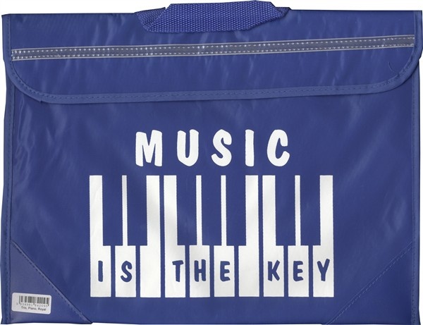 Sacoche De Musique Clavier/Piano - Music Is The Key (Bleue)