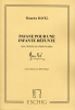 Maurice Ravel : Pavane pour une Enfante Dfunte pour Clarinette en Si Bmol and Piano