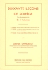 Dandelot, Georges : Soixante Leçons De Solfège - Volume 1 (Sans Accompagnement)
