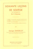 Dandelot, Georges : Soixante Leçons De Solfège - Volume 2 (Sans Accompagnement)