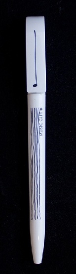 Ballpoint Pen Quarter Note - White