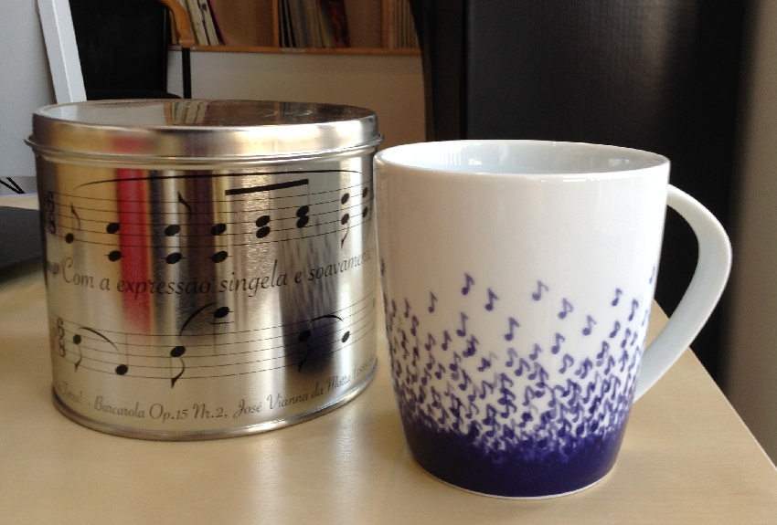 Water Music Mug in a Tin