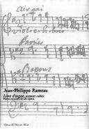 Rameau, Jean-Philippe : Livre d'Orgue - Premier cahier