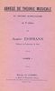 Ehrmann, Albert : Abrégé De Théorie Musicale and Devoirs - Vol. 1