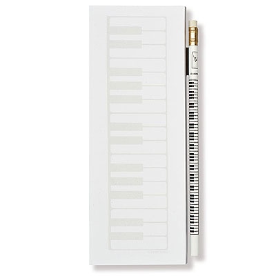 Bloc-Notes - Format Allong - Piano   Crayon  papier