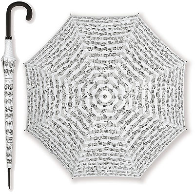 Parapluie Blanc - Porte Noire