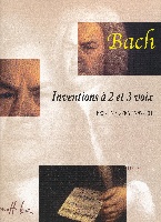 Bach, Johann Sebastian : Two and three parts Inventions  BWV 772-801 / Inventionen und Sinfonien BWV 772-801