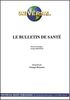 Brassens, Georges : Le Bulletin De Santé