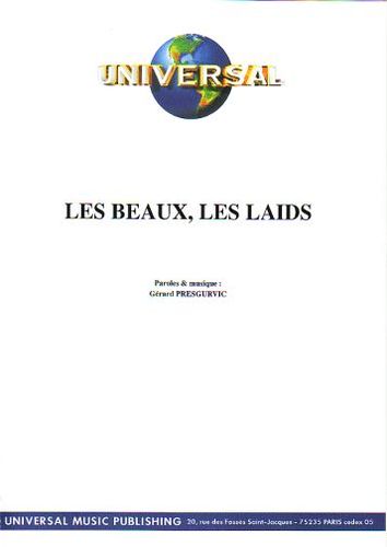Presgurvic, Grard : Les Beaux, Les Laids