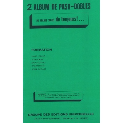 2�me Album De Paso Dobles ? Les Grands Succ�s De Toujours